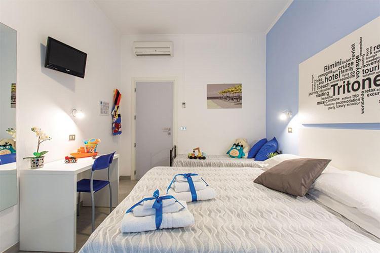 Hotel Tritone Rimini Dış mekan fotoğraf